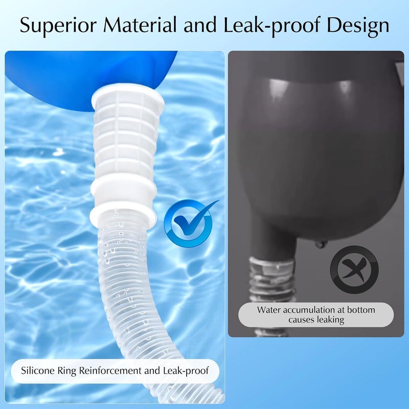 OOCOME Portable Urinals for Men Spill Proof, Upgrade Male Urinal Bottle Spill Proof for Seniors, Bedside Urinal with Soft Funnel & Long Hose, for Hospital Wheelchair Bedridden Car and Travel Use - Image 2